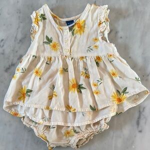 Toddler Girl old navy matching floral set - 18/24 Month